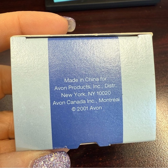 Avon Amethyst Gold and Purple/pink Dangle clip filigree Earrings NIB 2001 - Picture 2 of 5